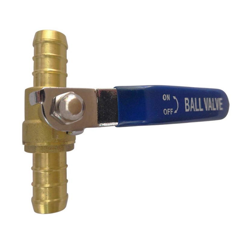 Pysrych 5/8 Inch Inch Heater Hose Shut Off Valve 16mm OD Brass Ball Valve 90 Degree Turn Full Port 1pc - Image 3